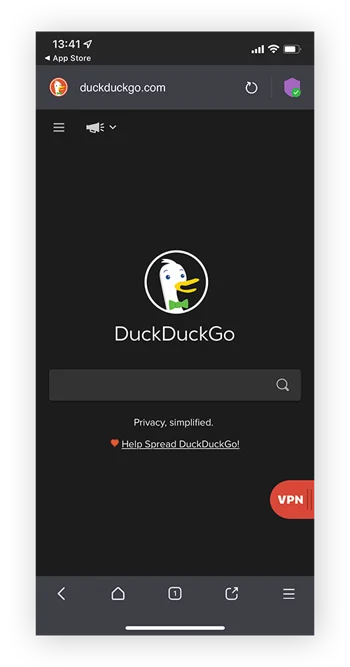 暗网版本的DuckDuckGo,可以帮助您导航洋葱网站和暗网链接。